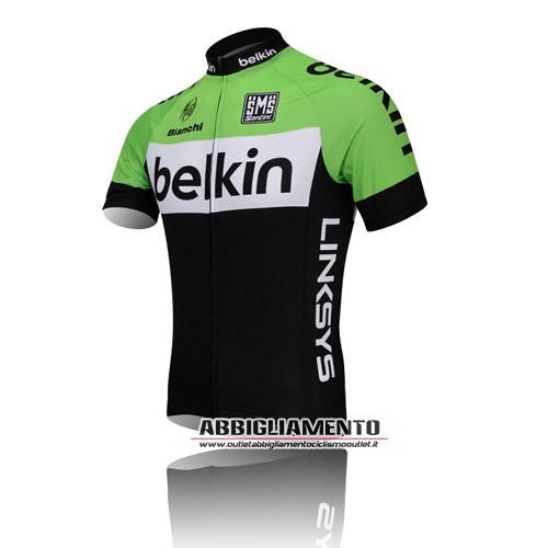 Abbigliamento Belkin 2014 Manica Corta E Pantaloncino Con Bretelle Verde E Nero - Clicca l'immagine per chiudere